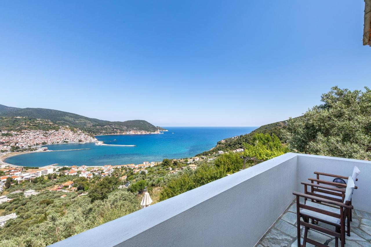 Villa Nina Skopelos- Private Pool - Magnificent Views Exterior photo