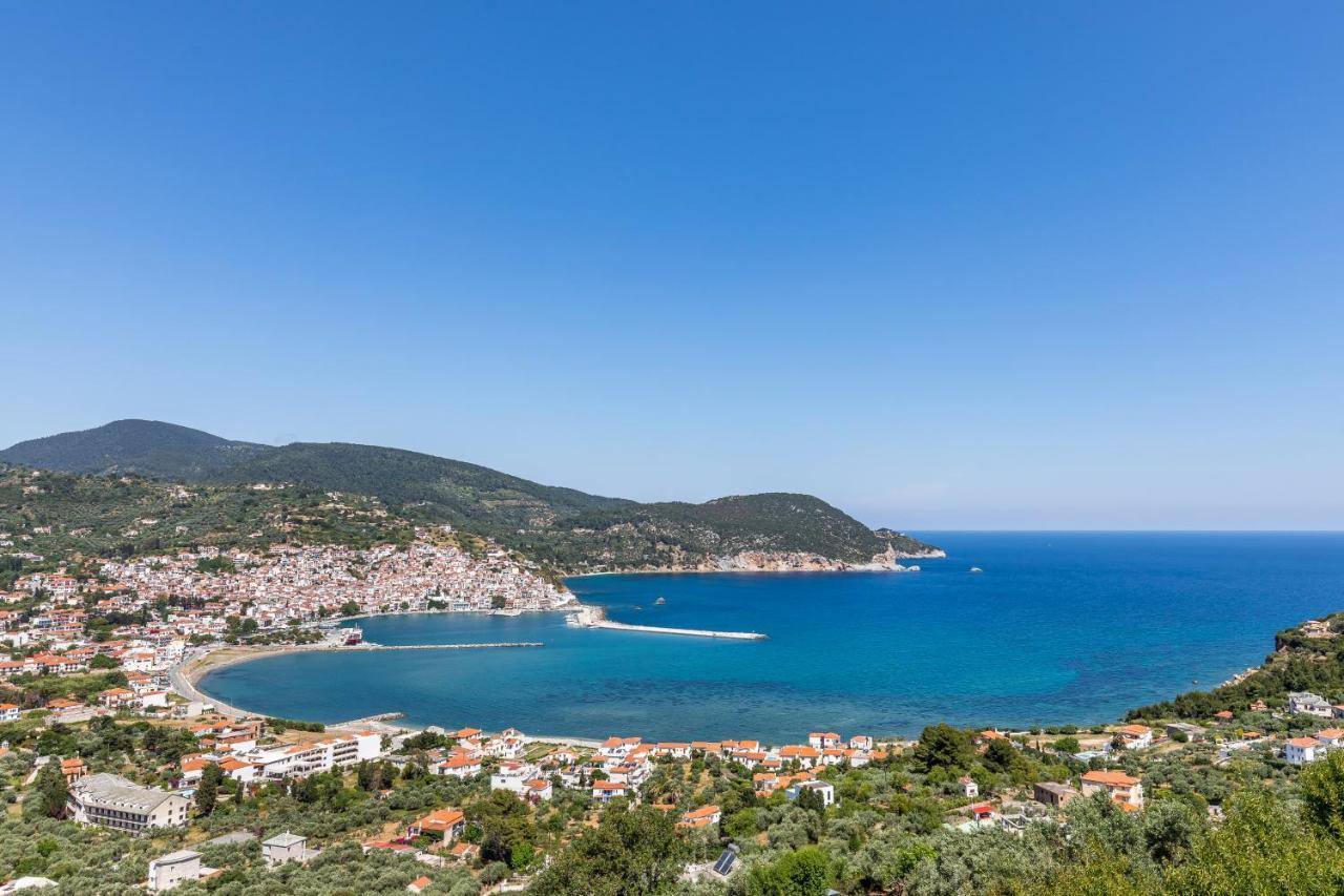 Villa Nina Skopelos- Private Pool - Magnificent Views Exterior photo