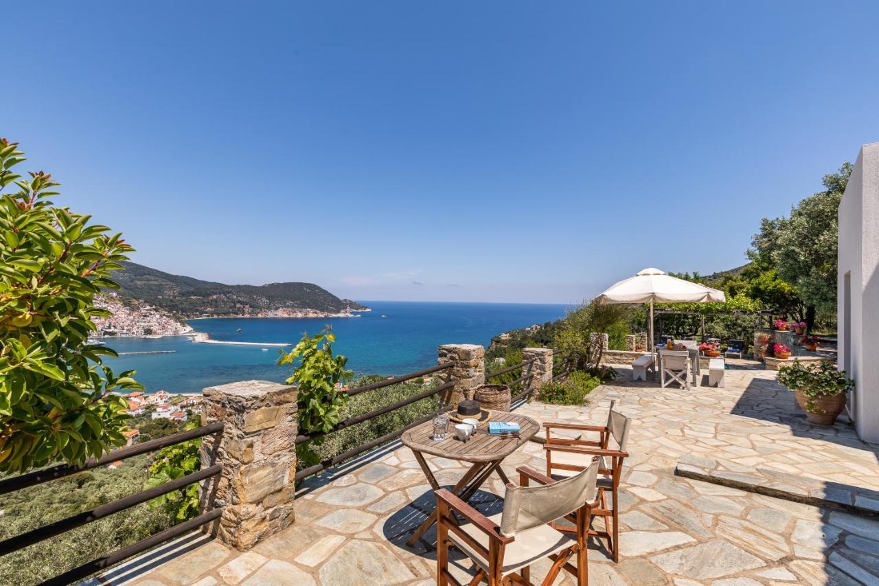 Villa Nina Skopelos- Private Pool - Magnificent Views Exterior photo